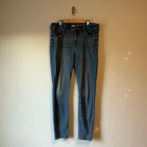 Old Navy rockstar super skinny high rise jeans in medium blue